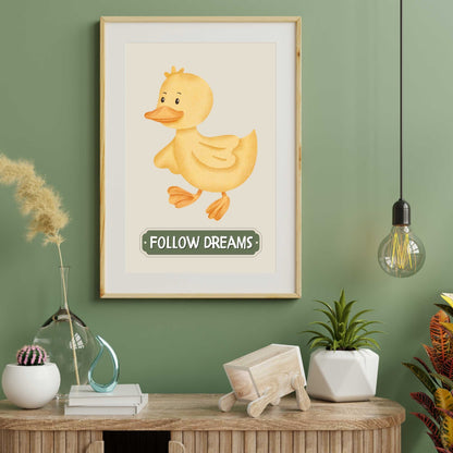 Follow Dreams Duck Poster | S01