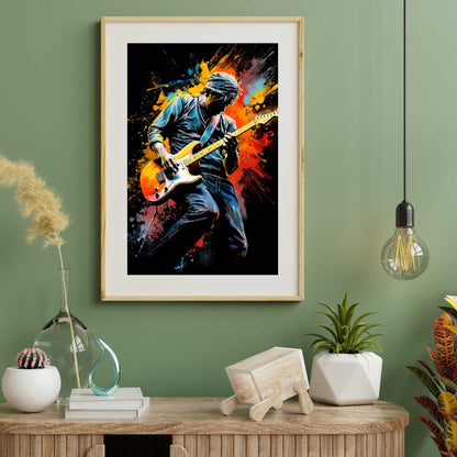 Male Guitarist 1 Poster | S01