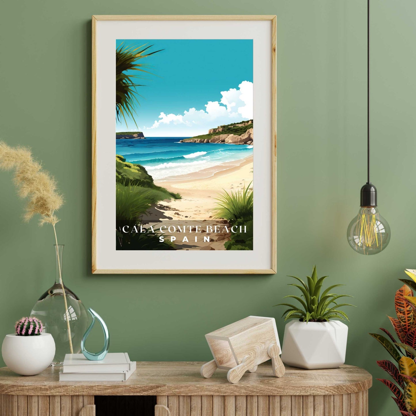 Cala Comte Beach Poster | S01