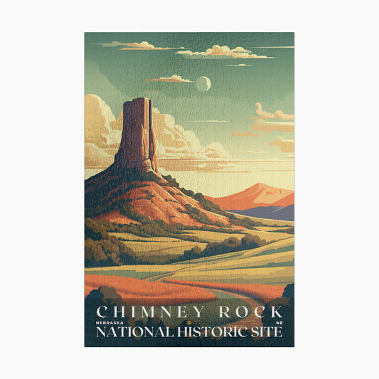 Chimney Rock National Historic Site Puzzle | US Travel | S01