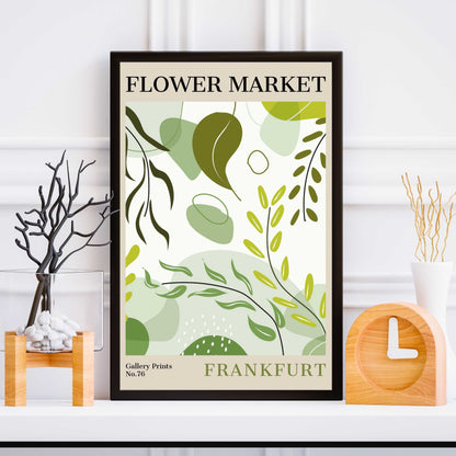 Frankfurt Flower Market Poster | S02