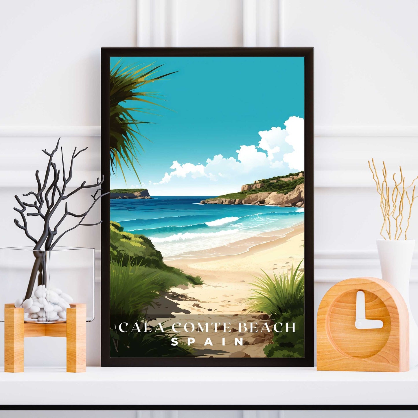 Cala Comte Beach Poster | S01