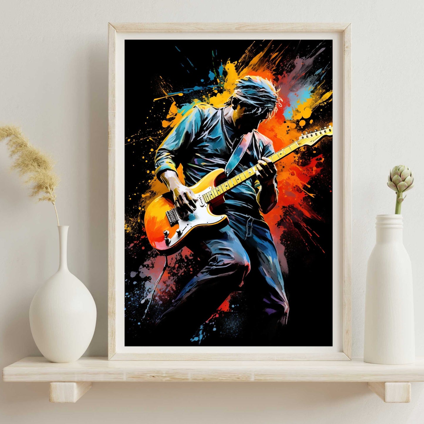 Male Guitarist 1 Poster | S01