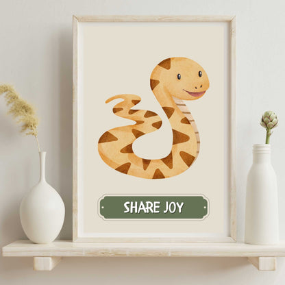 Share Joy Snake Poster | S01