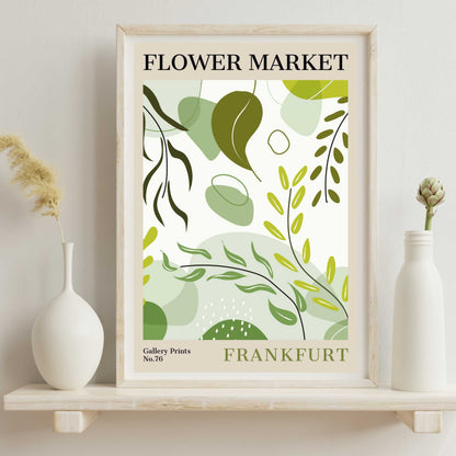 Frankfurt Flower Market Poster | S02