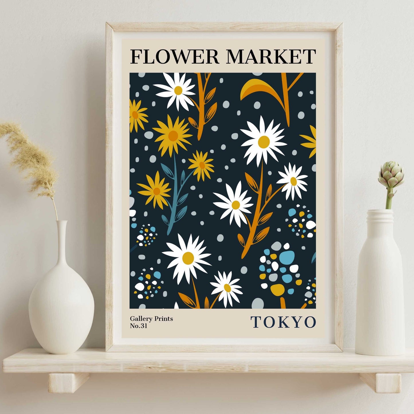 Tokyo Flower Market Poster | S01
