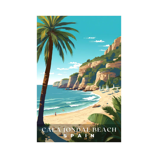 Cala Jondal Beach Poster | S01