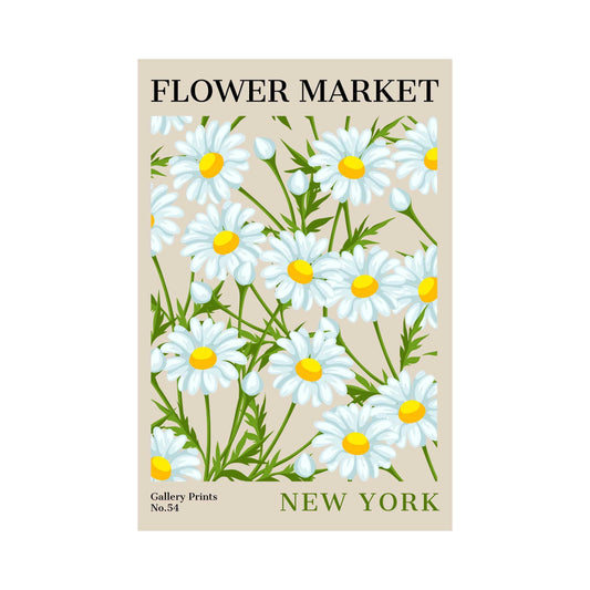 New York City Flower Market Poster | S02