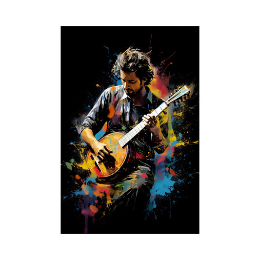 Male Guitarist 2 Poster | S01