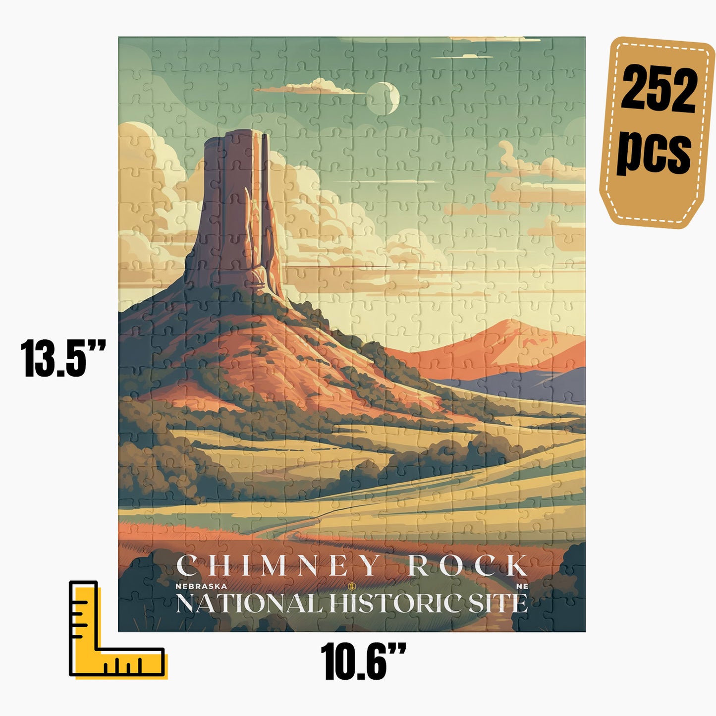 Chimney Rock National Historic Site Puzzle | US Travel | S01