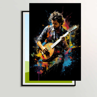 Male Guitarist 2 Poster | S01