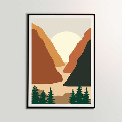 Boho Landscape Poster #09 | S01