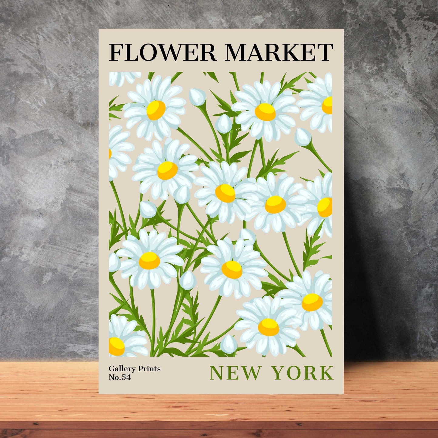 New York City Flower Market Poster | S02