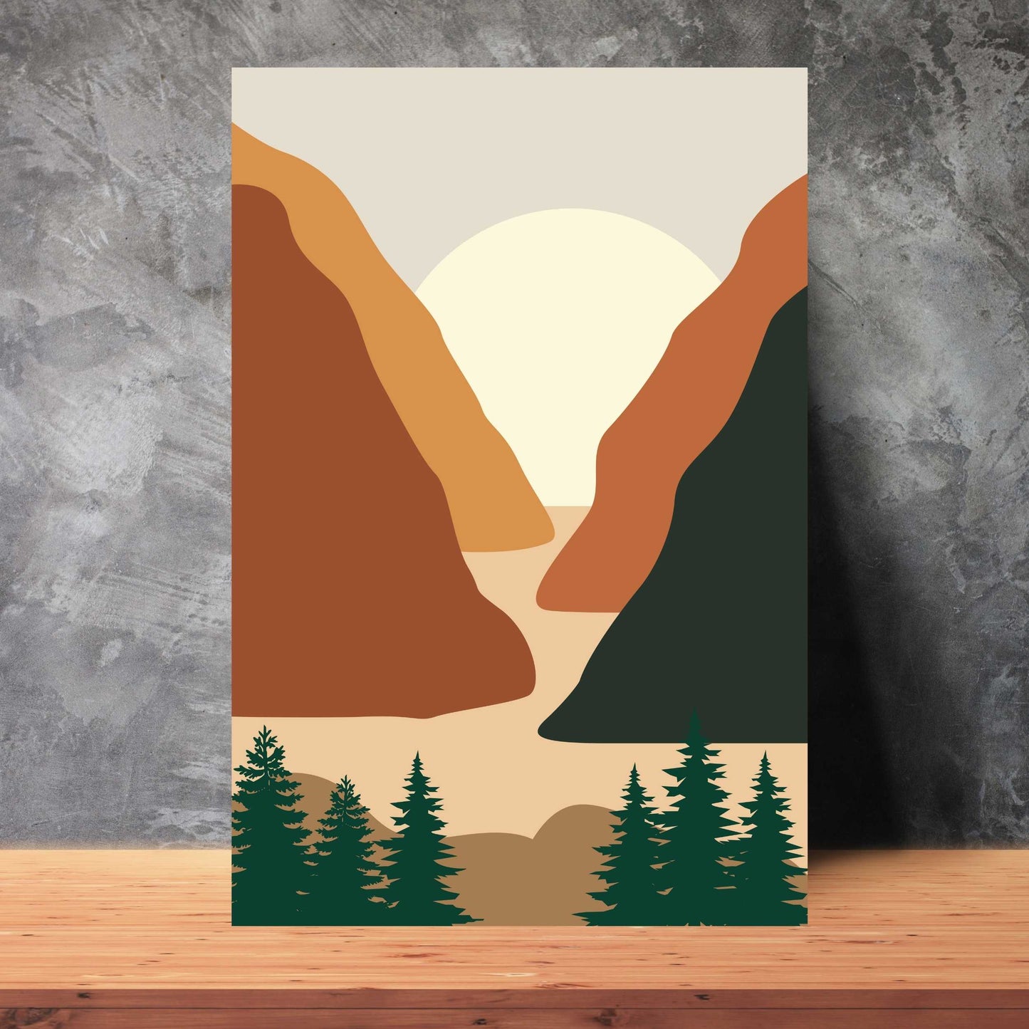 Boho Landscape Poster #09 | S01