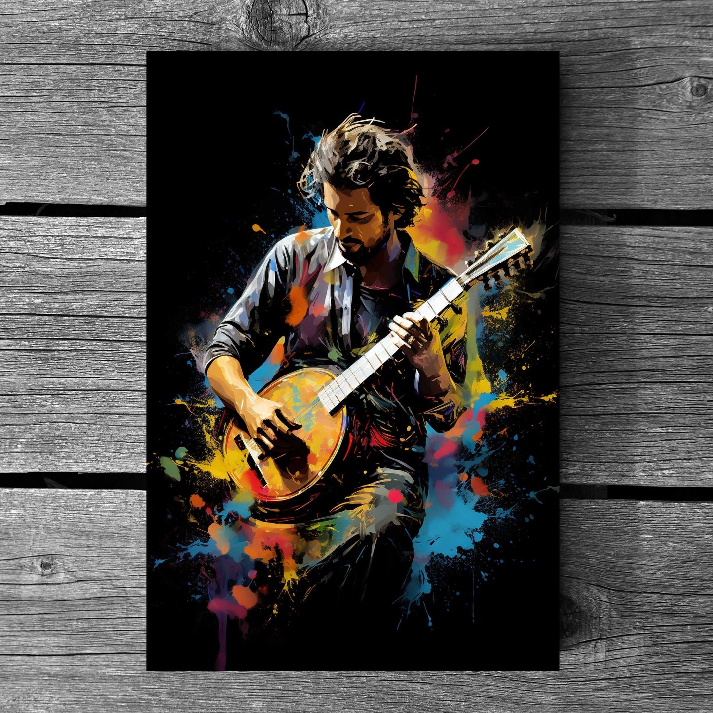 Male Guitarist 2 Poster | S01