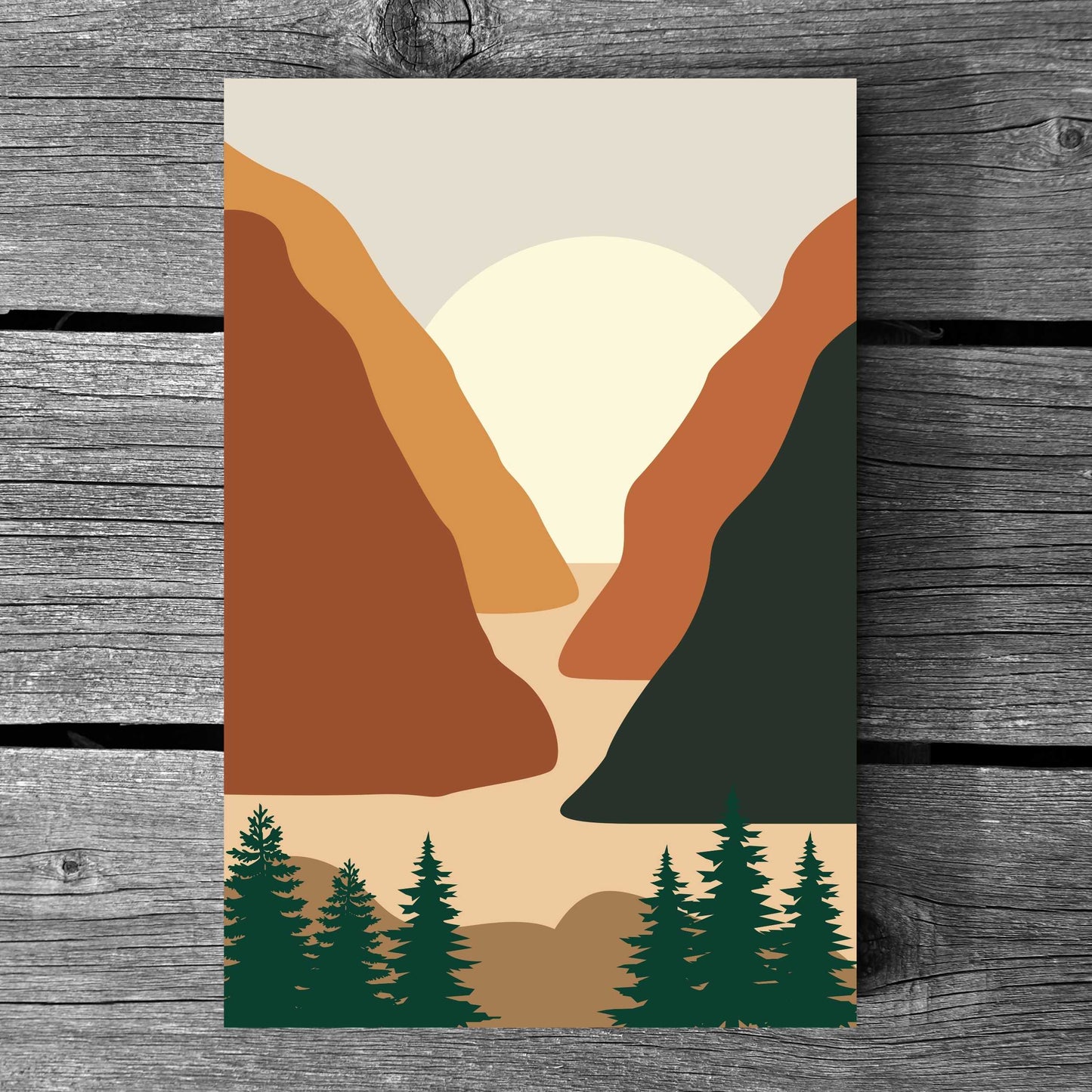 Boho Landscape Poster #09 | S01