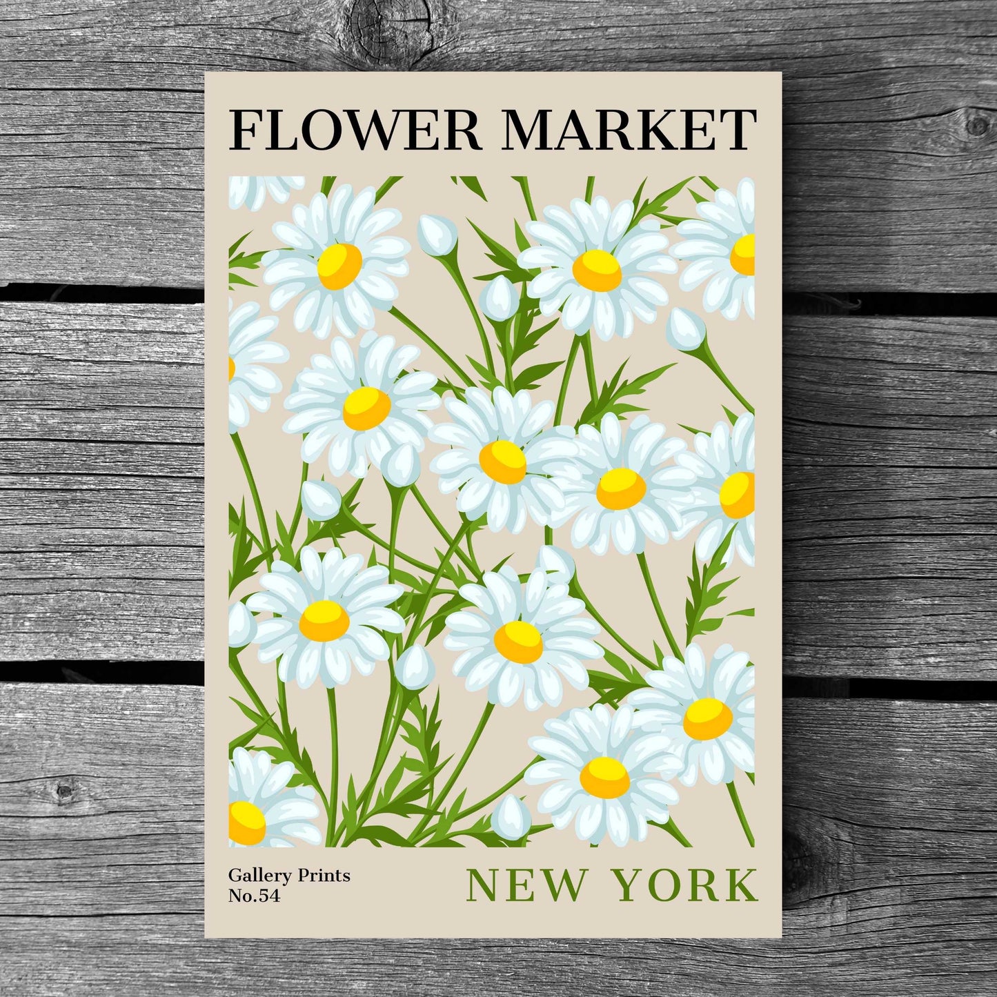 New York City Flower Market Poster | S02