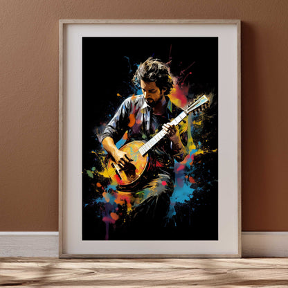 Male Guitarist 2 Poster | S01