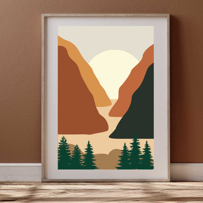 Boho Landscape Poster #09 | S01