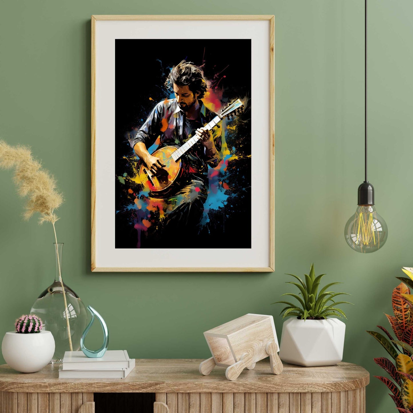 Male Guitarist 2 Poster | S01