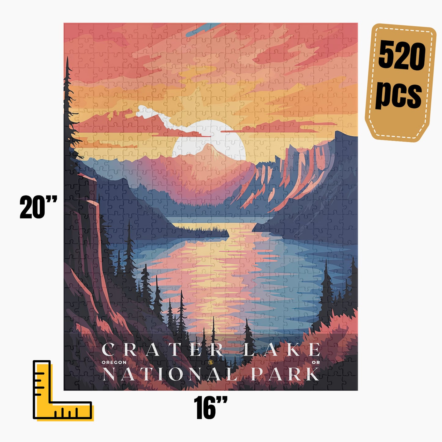 Crater Lake National Park Puzzle | US Travel | S01