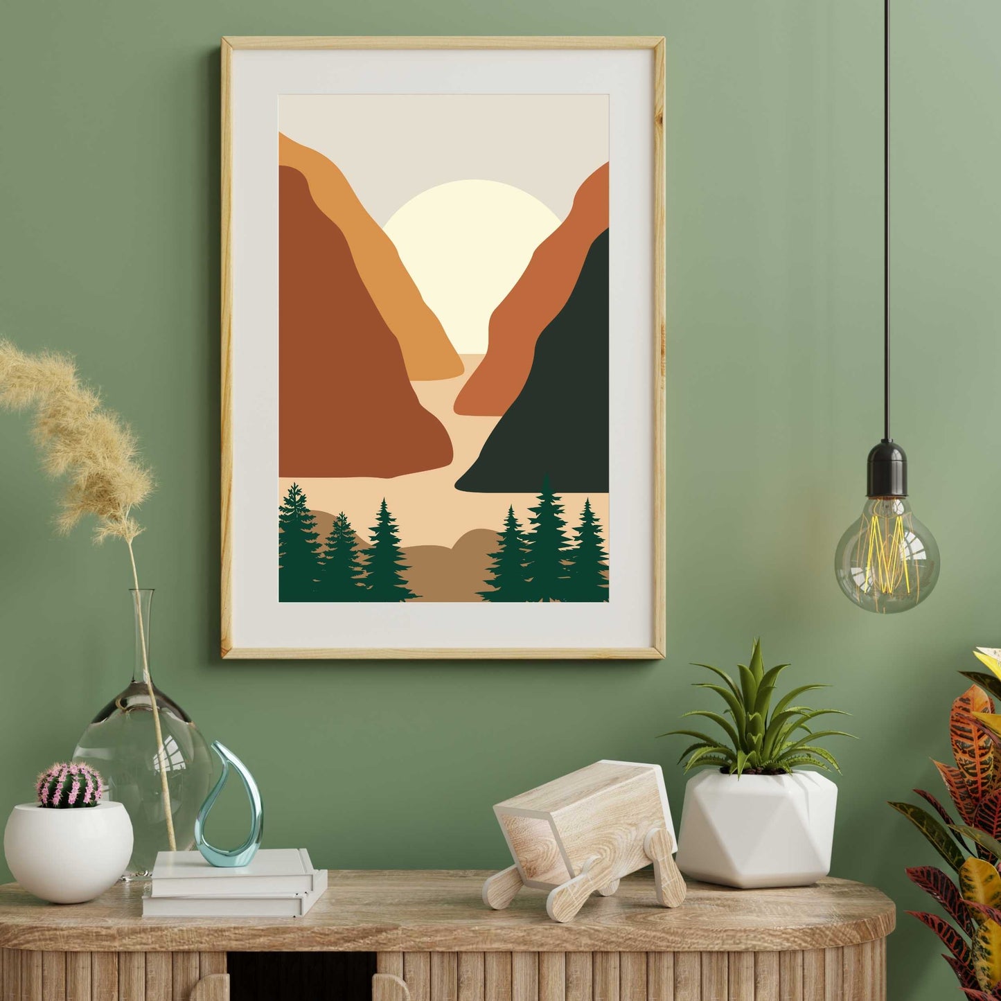 Boho Landscape Poster #09 | S01