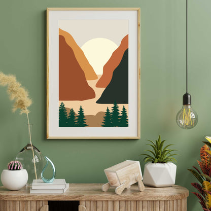 Boho Landscape Poster #09 | S01