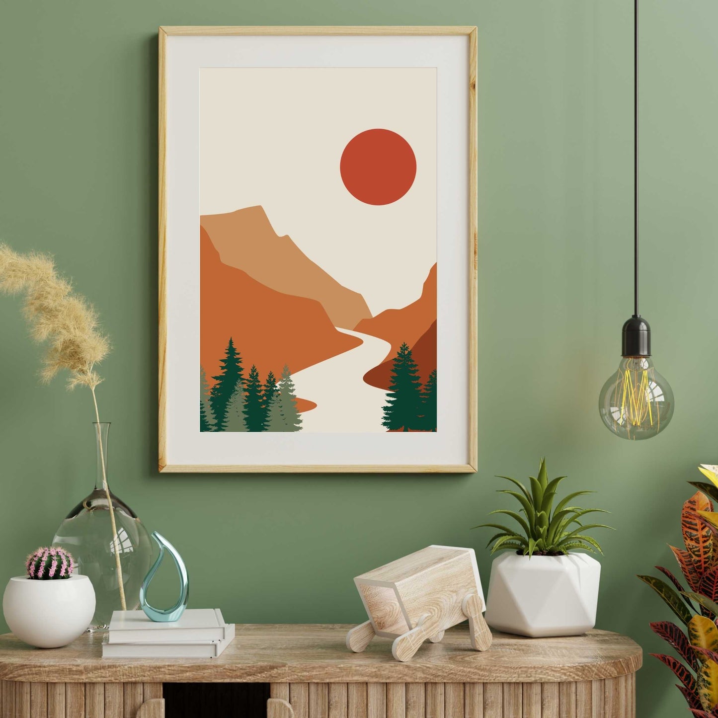 Boho Landscape Poster #01 | S01