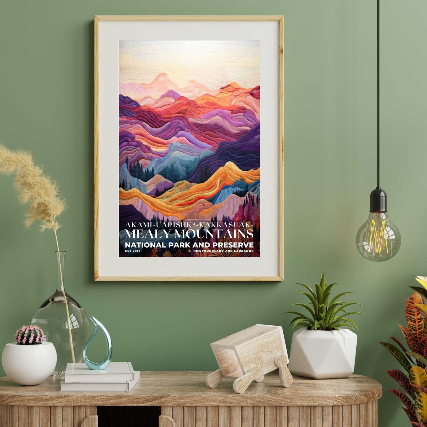 Akami-Uapishk-KakKasuak-Mealy Mountains National Park Poster | S09