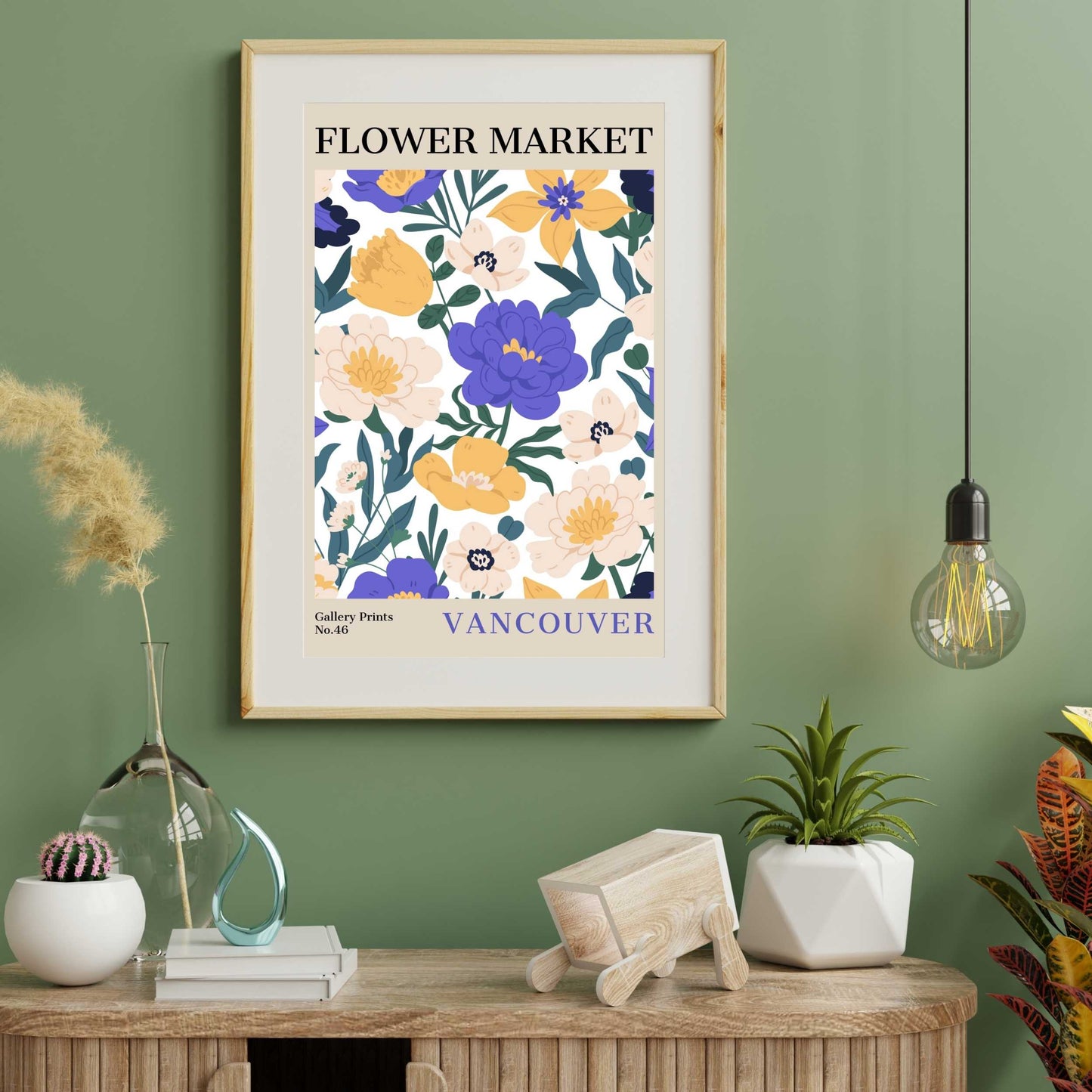 Vancouver Flower Market Poster | S02