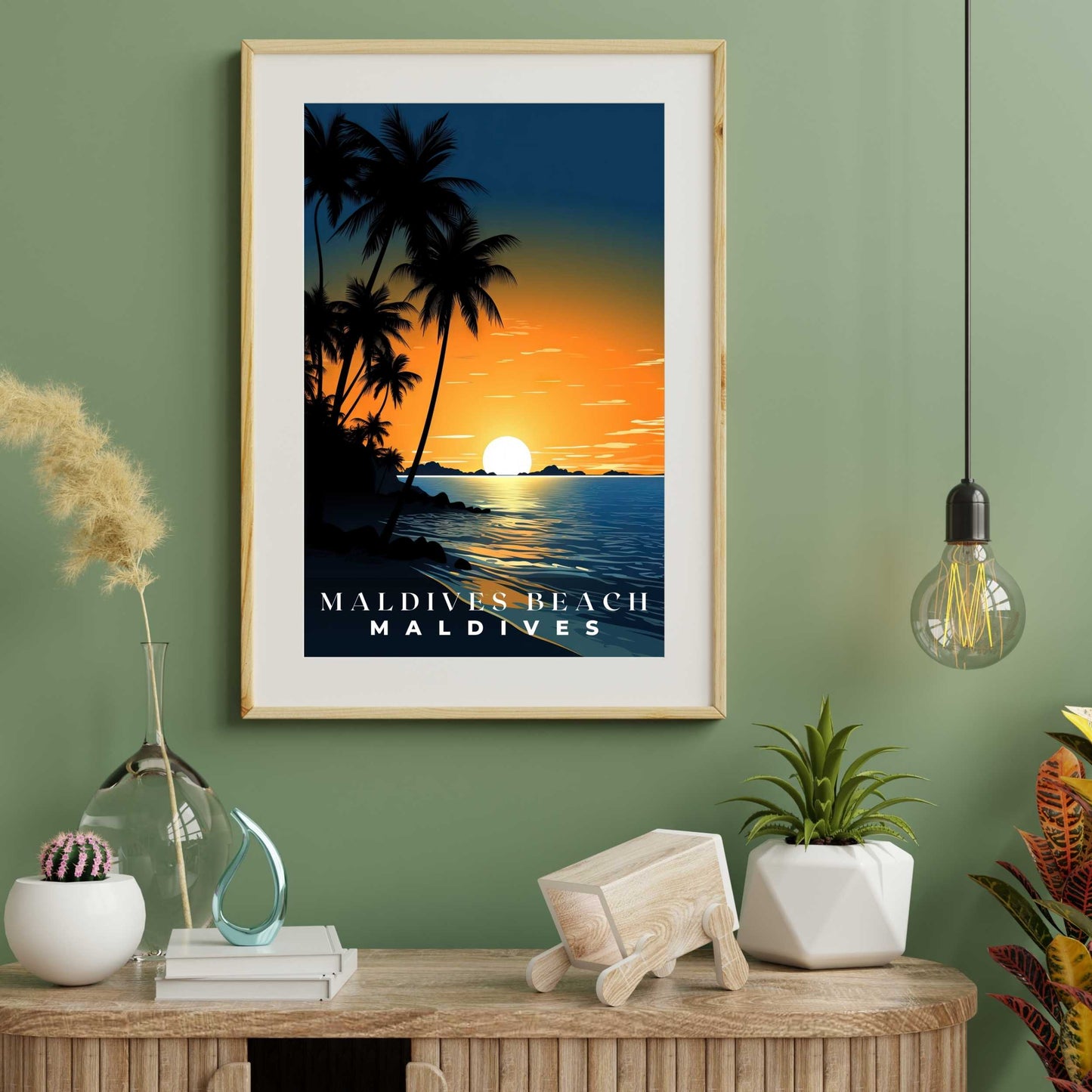 Maldives Beach Poster | S01