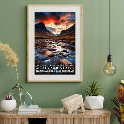 Akami-Uapishk-KakKasuak-Mealy Mountains National Park Poster | S10