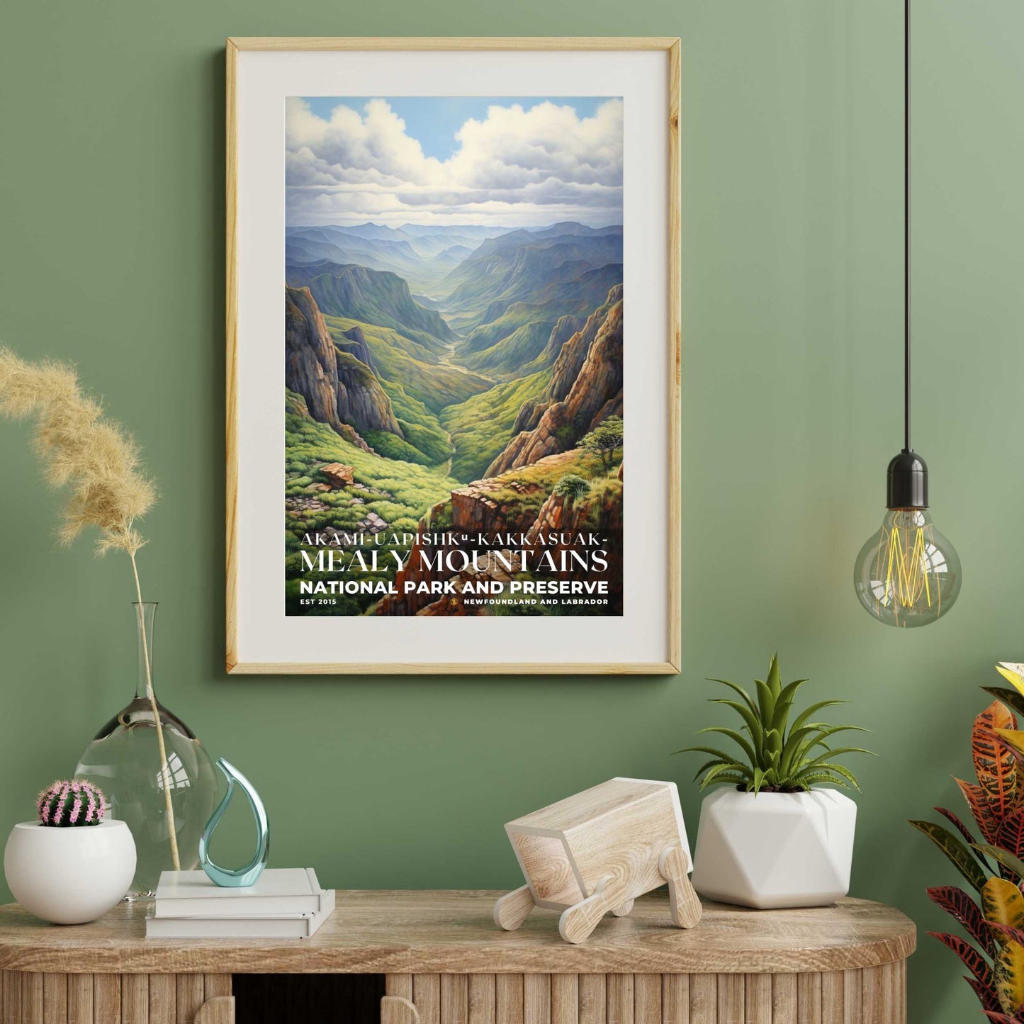 Akami-Uapishk-KakKasuak-Mealy Mountains National Park Poster | S02
