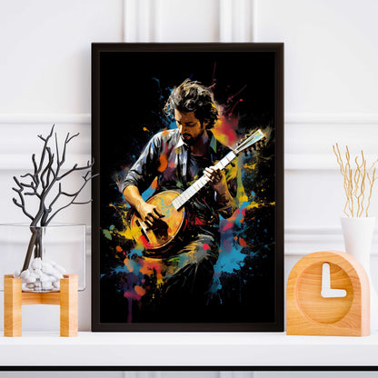 Male Guitarist 2 Poster | S01