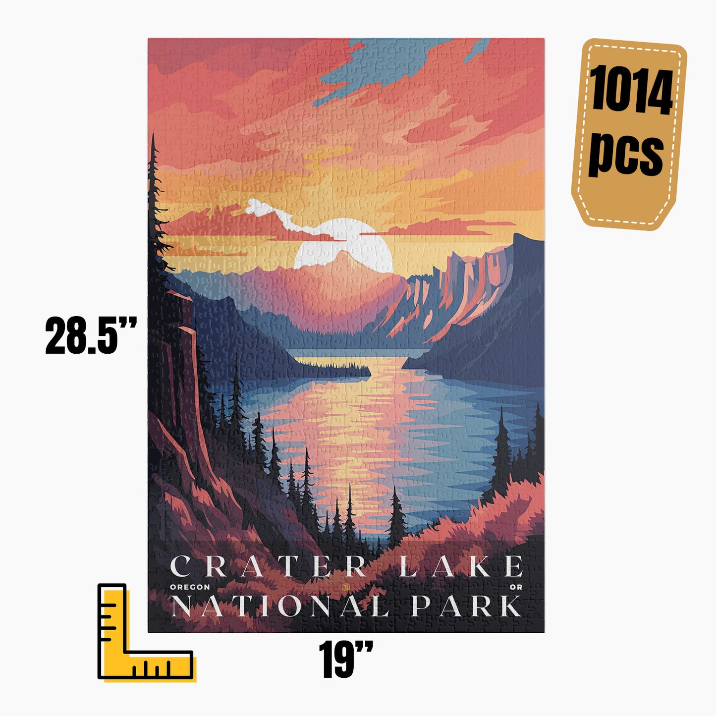 Crater Lake National Park Puzzle | US Travel | S01