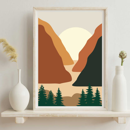 Boho Landscape Poster #09 | S01