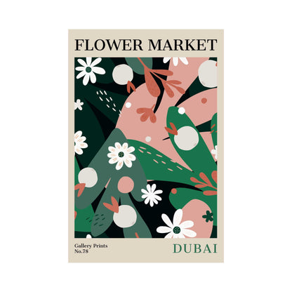 Dubai Flower Market Poster | S02