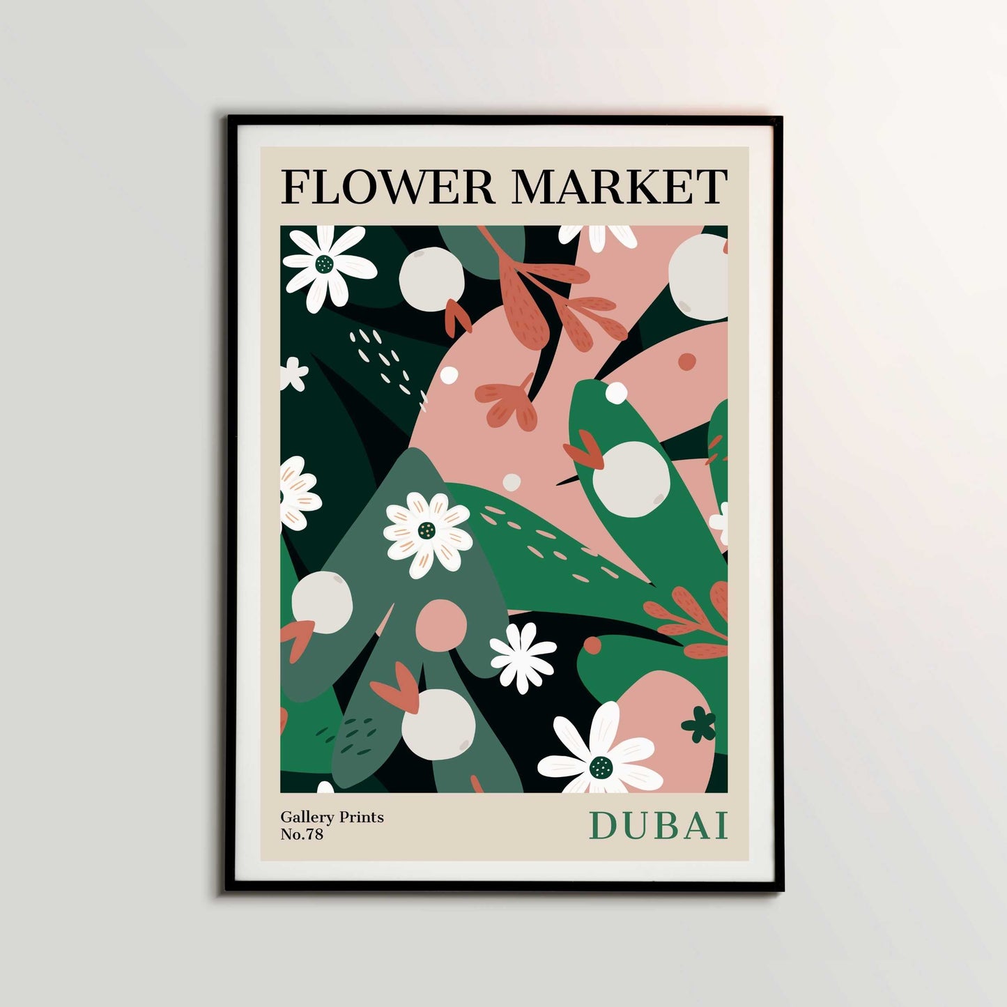 Dubai Flower Market Poster | S02