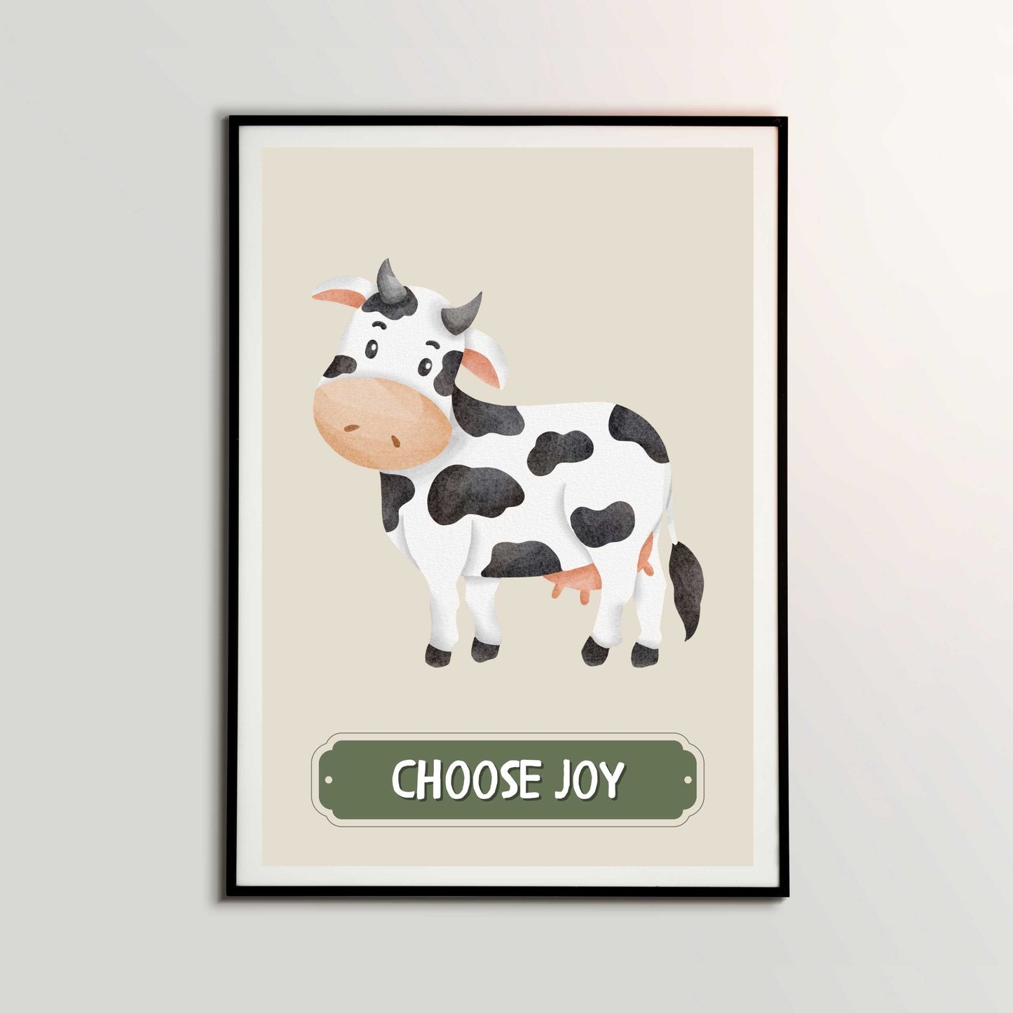 Choose Joy Cow Poster | S01