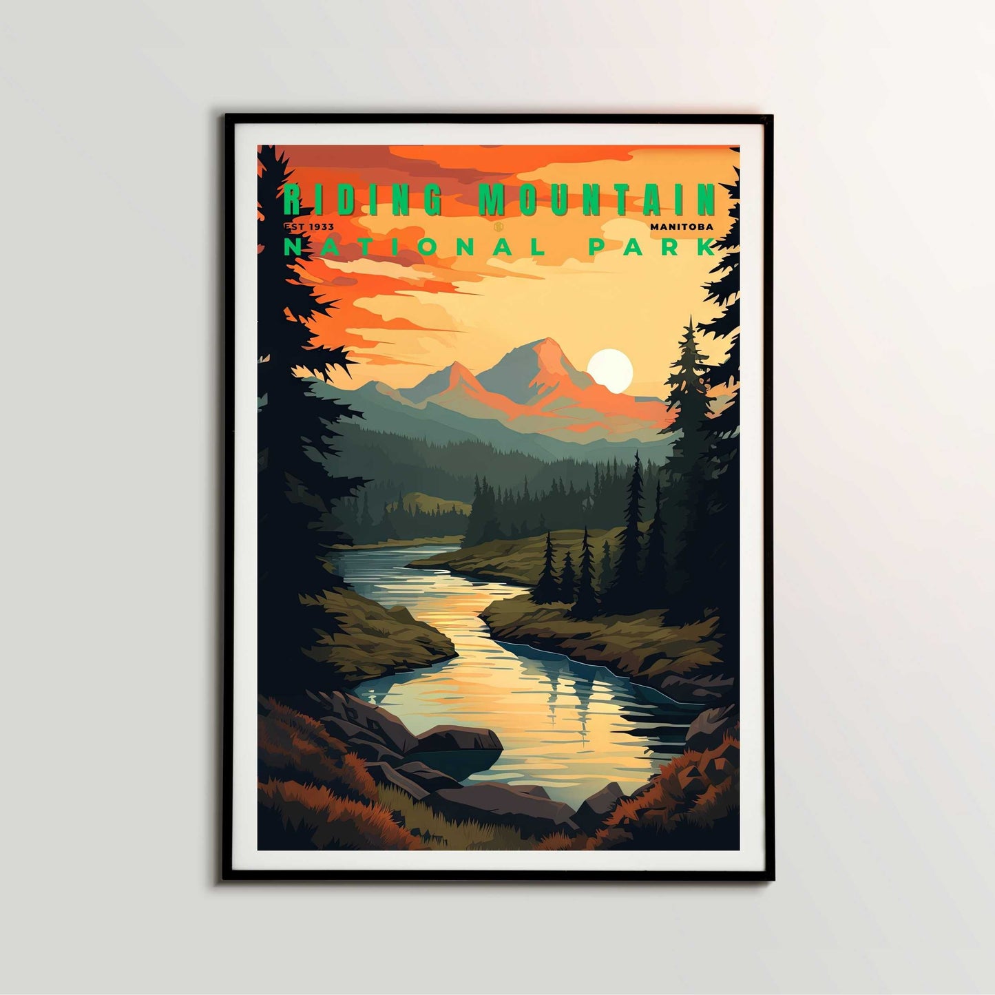 Riding Mountain National Park Poster | S01