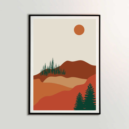 Boho Landscape Poster #33 | S01