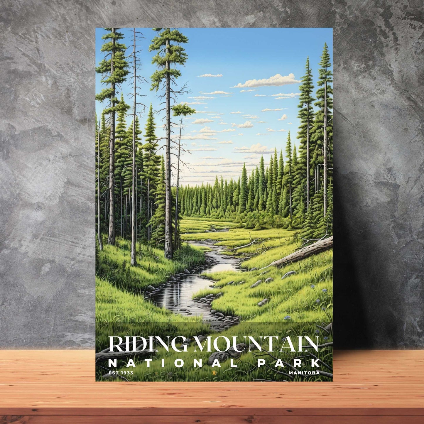 Riding Mountain National Park Poster | S02