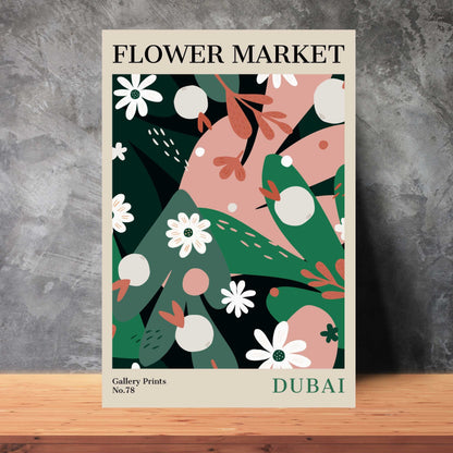 Dubai Flower Market Poster | S02