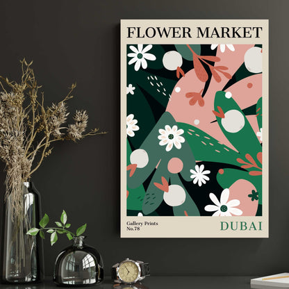 Dubai Flower Market Poster | S02