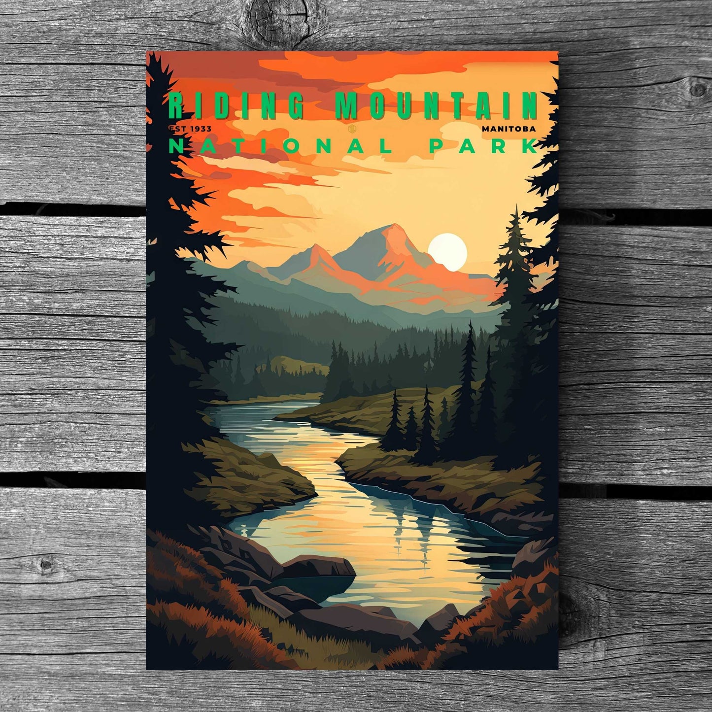 Riding Mountain National Park Poster | S01