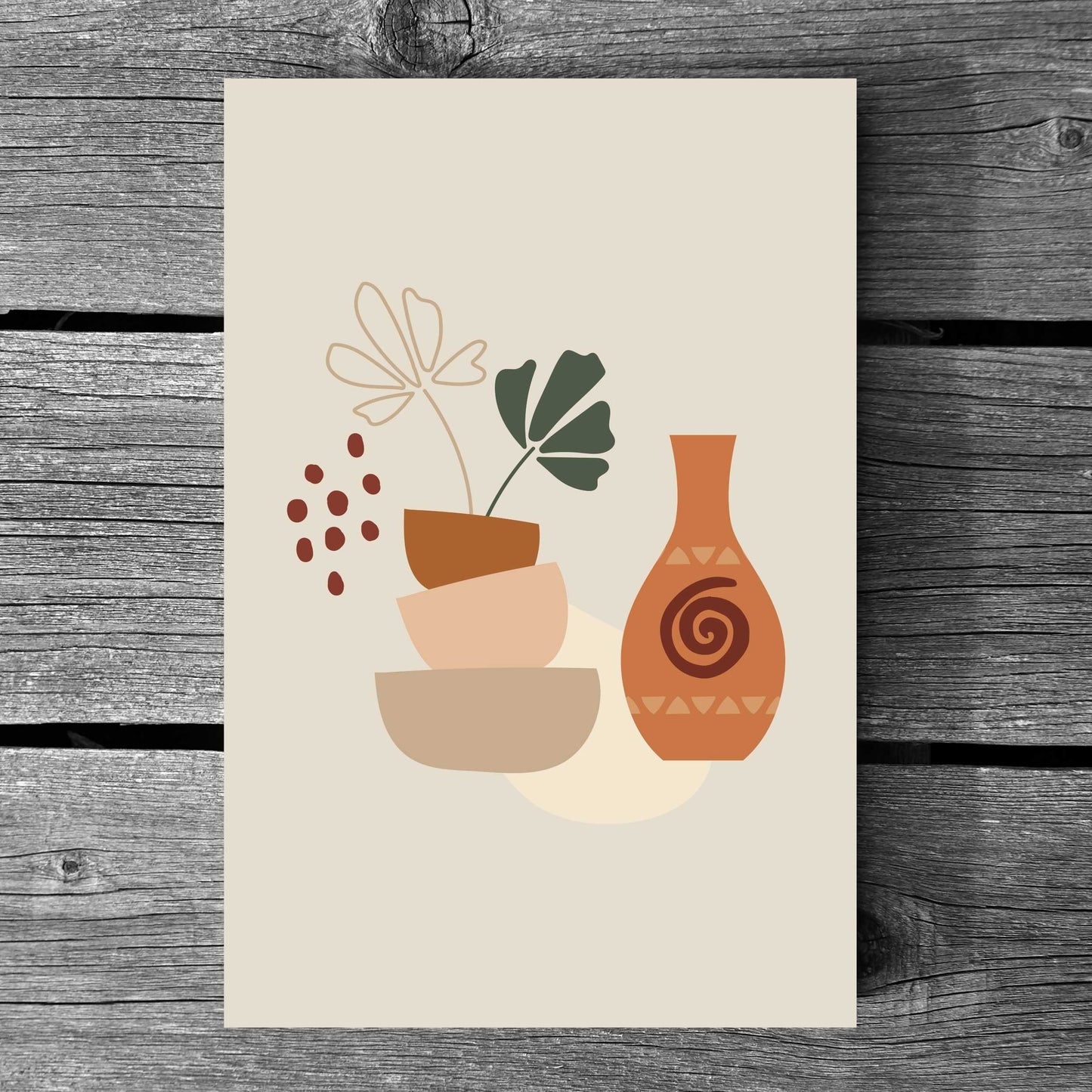 Boho Abstract Poster #10 | S01