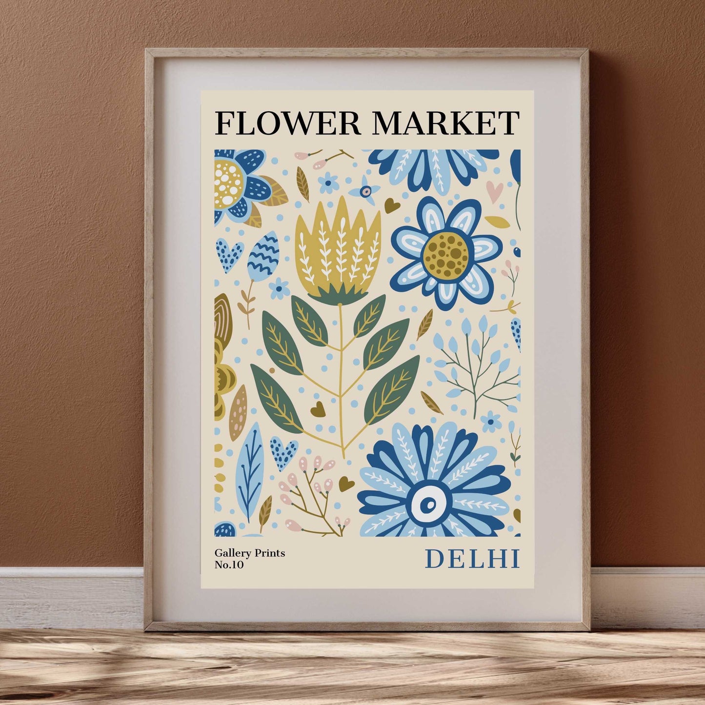 Delhi Flower Market Poster | S01