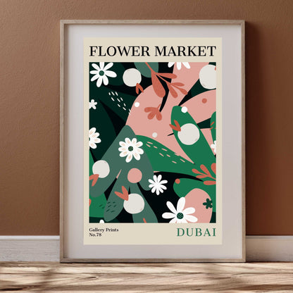 Dubai Flower Market Poster | S02