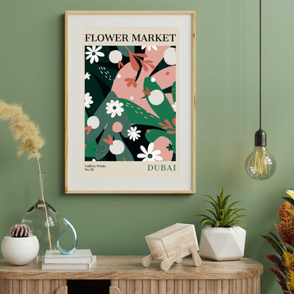 Dubai Flower Market Poster | S02