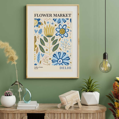 Delhi Flower Market Poster | S01